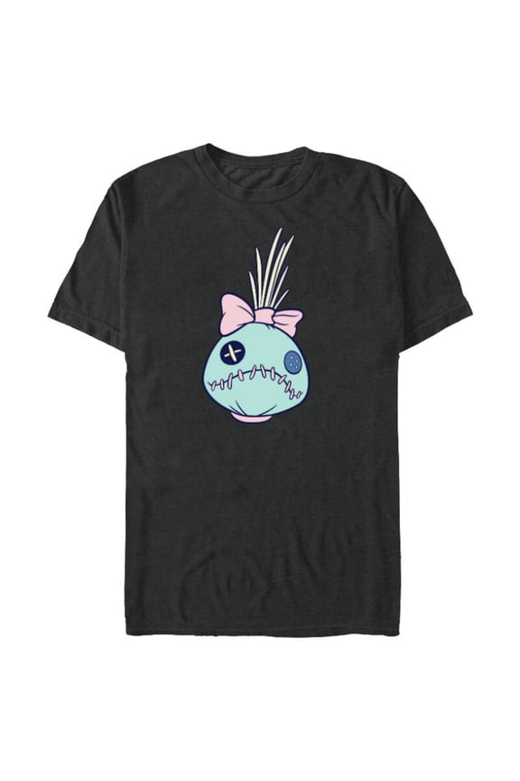 Lilo & Stitch Lilo’s Rag Doll Scrump Big Face Costume - Short Sleeve Blended T-Shirt for Adults - Customized-Dark Heather