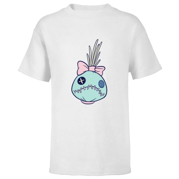 Disney Lilo & Stitch Lilo’s Rag Doll Scrump Big Face Costume - Short Sleeve T-Shirt for Kids - Customized-White
