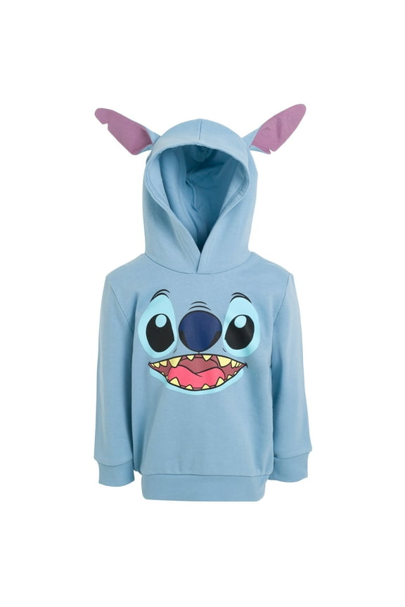 Lilo & Stitch Little Boys Fleece Pullover Hoodie Toddler to Big Kid