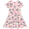 thumbnail image 1 of Disney Lilo & Stitch Little Girls French Terry Skater Dress Little Kid to Big, 1 of 5