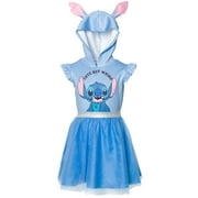 Disney Lilo & Stitch Little Girls Mesh Cosplay Dress Little Kid to Big Kid