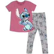 Disney Lilo & Stitch T-Shirt and Leggings Outfit Set Little Kid to Big Kid