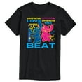 thumbnail image 1 of Disney - Lilo & Stitch - Love The Beat - Men's Short Sleeve Graphic T-Shirt, 1 of 5