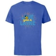 thumbnail image 1 of Disney Lilo & Stitch Love You A Latke Hanukkah - Short Sleeve Cotton T-Shirt for Adults - Customized-Royal Heather, 1 of 5
