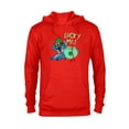 thumbnail image 1 of Disney Lilo & Stitch Lucky Me Stitch St Patrick’s Day - Pullover Hoodie for Adults - Customized-Red, 1 of 5