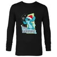 thumbnail image 1 of Disney Lilo & Stitch Mele Kalikimaka Holiday - Long Sleeve T-Shirt for Men - Customized-Black, 1 of 5