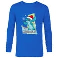 thumbnail image 1 of Disney Lilo & Stitch Mele Kalikimaka Holiday - Long Sleeve T-Shirt for Men - Customized-Navy, 1 of 5