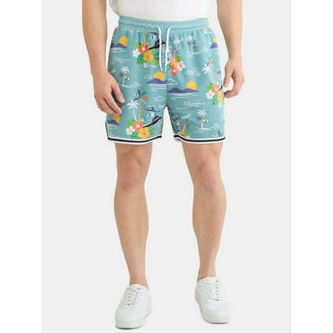 Disney Lilo & Stitch Men's & Big Men's Live Action Movie Graphic Mesh Shorts, Size XS-3XL