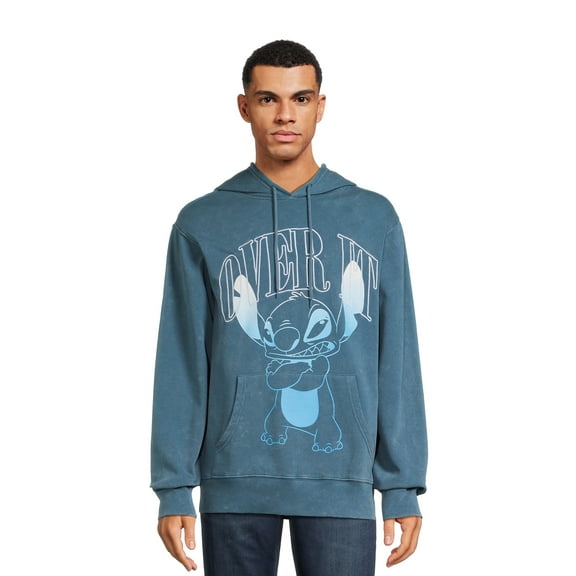 Disney Lilo & Stitch Men’s Hooded Sweatshirt, Sizes XS-3XL