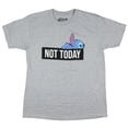 thumbnail image 1 of Disney Lilo & Stitch Men's T-Shirt Stitch Not Today Adult Short Sleeve Crewneck Novelty Tee, 1 of 3