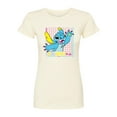 thumbnail image 1 of Disney - Lilo & Stitch - Neon Stitch - Juniors Fitted Graphic T-Shirt, 1 of 5