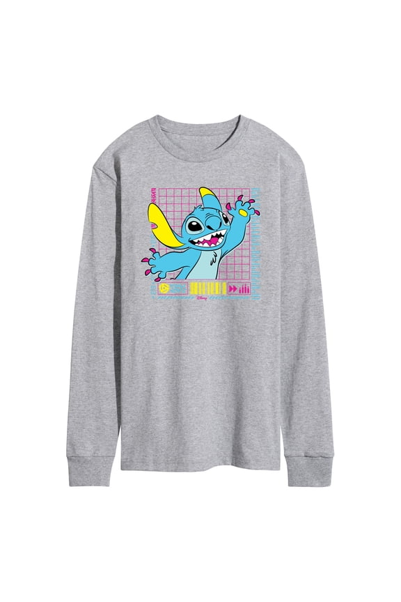 - Lilo & Stitch - Neon Stitch - Men's Long Sleeve T-Shirt