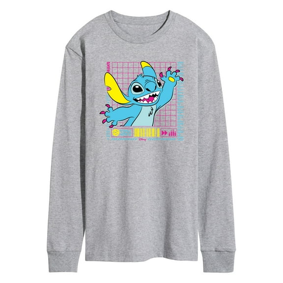 Disney - Lilo & Stitch - Neon Stitch - Men's Long Sleeve T-Shirt