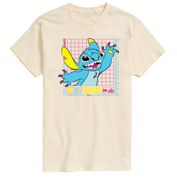 Disney - Lilo & Stitch - Neon Stitch - Men's Short Sleeve Graphic T-Shirt