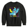 thumbnail image 1 of Disney - Lilo & Stitch - Neon Stitch - Toddler & Youth Crewneck Fleece Sweatshirt, 1 of 5