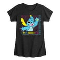 thumbnail image 1 of Disney - Lilo & Stitch - Neon Stitch - Toddler & Youth Girls Short Sleeve Graphic T-Shirt, 1 of 5