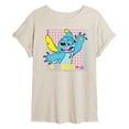 thumbnail image 1 of Disney - Lilo & Stitch - Neon Stitch - Women's Oversized T-Shirt, 1 of 5