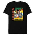 thumbnail image 1 of Disney Lilo & Stitch Ohana Means Family - Short Sleeve Blended T-Shirt for Adults - Customized-Black, 1 of 5
