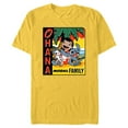 thumbnail image 1 of Disney Lilo & Stitch Ohana Means Family - Short Sleeve Blended T-Shirt for Adults - Customized-Yellow, 1 of 5