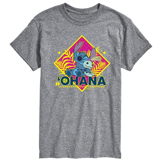 Disney - Lilo & Stitch - Ohana - Men's Short Sleeve Graphic T-Shirt