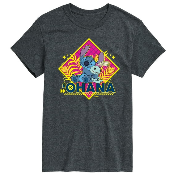 Disney - Lilo & Stitch - Ohana - Men's Short Sleeve Graphic T-Shirt
