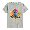 thumbnail image 1 of Disney - Lilo & Stitch - Ohana - Toddler & Youth Short Sleeve Graphic T-Shirt, 1 of 5