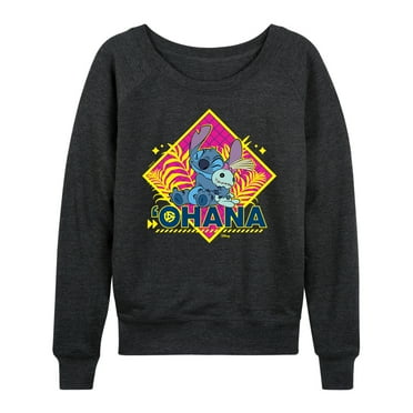Disney - Lilo & Stitch - Ohana - Women's Lightweight French Terry Long Sleeve Shirt