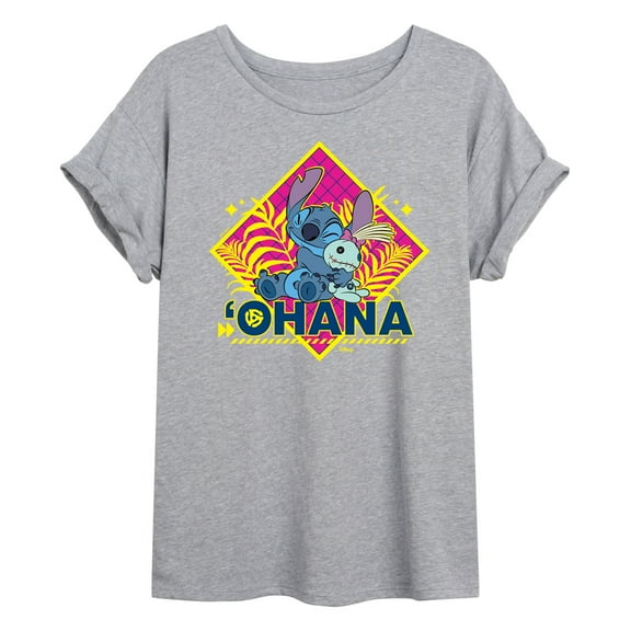 Disney - Lilo & Stitch - Ohana - Women's Oversized T-Shirt