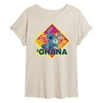 thumbnail image 1 of Disney - Lilo & Stitch - Ohana - Women's Oversized T-Shirt, 1 of 5