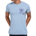 thumbnail image 1 of Disney Lilo & Stitch Original 626 Crest Graphic Style Men's T Shirt (Light Blue, S-XXXL), 1 of 4