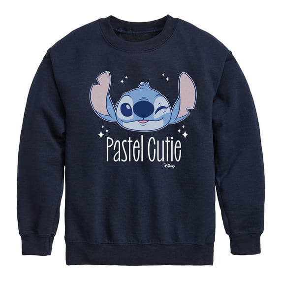 Disney - Lilo & Stitch - Pastel Cutie - Toddler & Youth Crewneck Fleece Sweatshirt