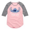 thumbnail image 1 of Disney - Lilo & Stitch - Pastel Cutie - Toddler & Youth Girls Raglan Graphic T-Shirt, 1 of 5