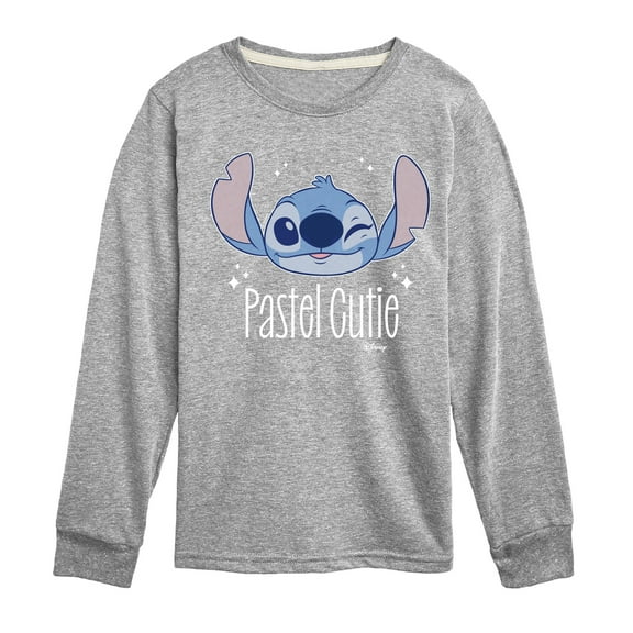 Disney - Lilo & Stitch - Pastel Cutie - Toddler & Youth Long Sleeve Graphic T-Shirt