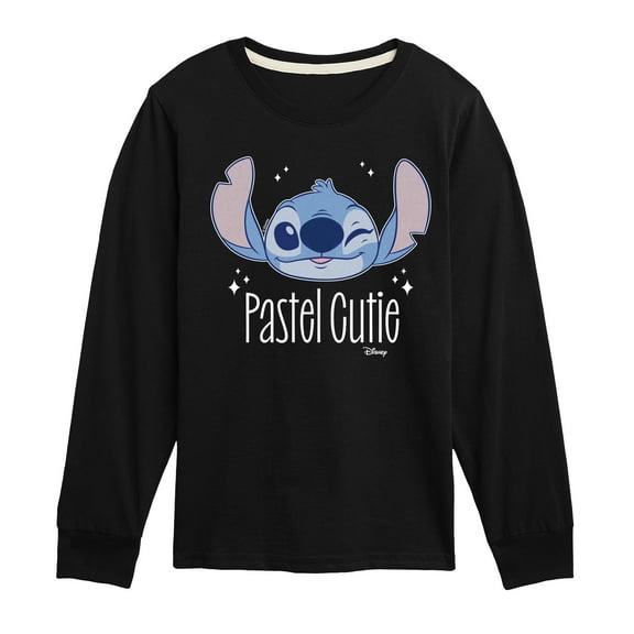 Disney - Lilo & Stitch - Pastel Cutie - Toddler & Youth Long Sleeve Graphic T-Shirt