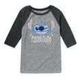 thumbnail image 1 of Disney - Lilo & Stitch - Pastel Cutie - Toddler & Youth Raglan Graphic T-Shirt, 1 of 4