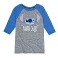 thumbnail image 1 of Disney - Lilo & Stitch - Pastel Cutie - Toddler & Youth Raglan Graphic T-Shirt, 1 of 4