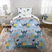 Disney Lilo & Stitch Pastel Stitch 5 Piece Full Size Kids Comforter Set