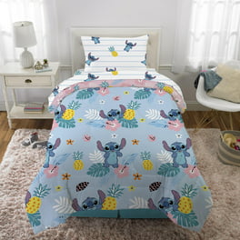 Cute Stitch Lick Funny Mood Love Stitch And Lilo Quilt Bed Set