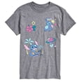 thumbnail image 1 of Disney - Lilo Stitch Patch Oversized - Men's Short Sleeve Graphic T-Shirt, 1 of 4