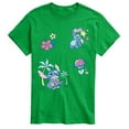 thumbnail image 1 of Disney - Lilo Stitch Patch Oversized - Men's Short Sleeve Graphic T-Shirt, 1 of 4