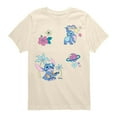 thumbnail image 1 of Disney - Lilo Stitch Patch Oversized - Youth Short Sleeve Graphic T-Shirt, 1 of 3