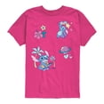 thumbnail image 1 of Disney - Lilo Stitch Patch Oversized - Youth Short Sleeve Graphic T-Shirt, 1 of 3