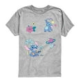 thumbnail image 1 of Disney - Lilo Stitch Patch Oversized - Youth Short Sleeve Graphic T-Shirt, 1 of 4