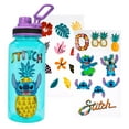thumbnail image 1 of Disney Lilo & Stitch Pineapple 32-Ounce Twist Spout Water Bottle And Sticker Set, 1 of 7