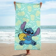 Disney Lilo & Stitch Pineapple Paradise Standard Beach Bath Towel