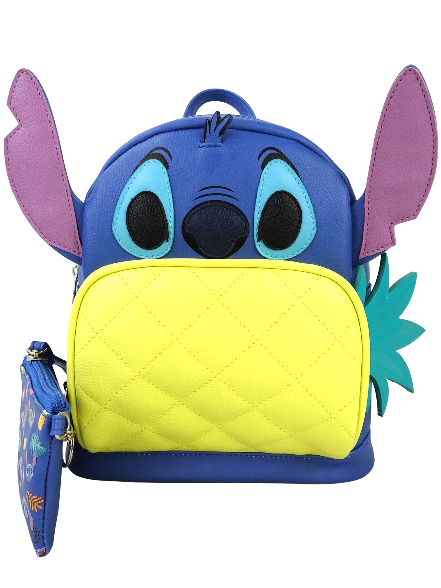 Mini Mochila Stitch Piña Deluxe Oficial Disney. - La Tiendita de Regalos