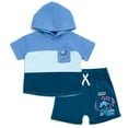 thumbnail image 1 of Disney Lilo & Stitch Pullover Hoodie and French Terry Shorts Newborn to Little Kid, 1 of 5