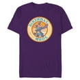 thumbnail image 1 of Disney Lilo & Stitch Retro Distressed Ukelele Birthday Mode - Short Sleeve Blended T-Shirt for Adults - Customized-Purple, 1 of 5