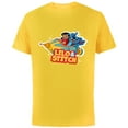 thumbnail image 1 of Disney Lilo & Stitch Rocket Ride - Short Sleeve Cotton T-Shirt for Adults - Customized-Yellow, 1 of 5
