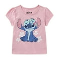 thumbnail image 1 of Disney Lilo & Stitch Short Sleeve T-Shirt (Girls), Sizes 4-10, 1 of 4